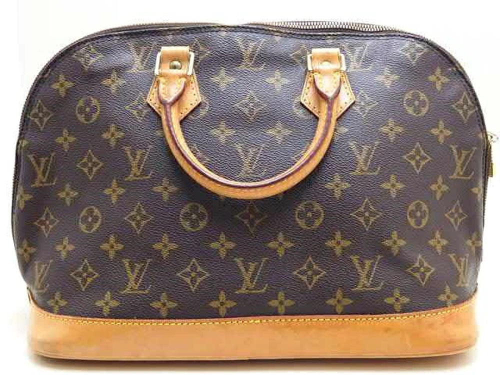 Louis Vuitton Monogram Handbag Alma Brown